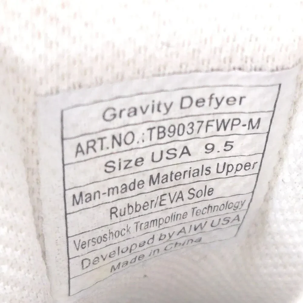 Gravity Defyer Gdefy Comfort Walking Shoe Womens Size 9.5 TB9037FWP-M White